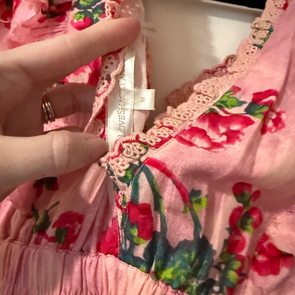 LoveShackFancy Aldina Mini Dress, Size M - Picture 4 of 4